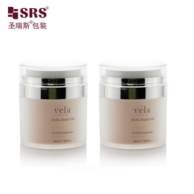 خرید A100-1 15ml 30ml 50ml Acrylic Airless Jar Container قابل تعویض کرم صورت قوطی های رنگ آمیزی رنگ آمیزی online manufacture