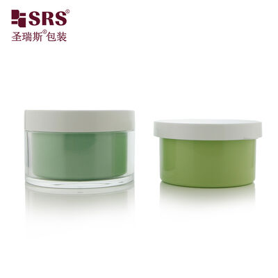 خرید J101 50g 100g 240g شیشه پلاستیکی قابل تعویض با دو دیوار برای کرم صورت online manufacture