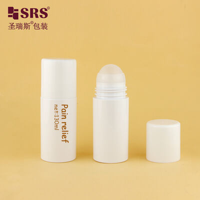 خرید 130ml PET رول روی بطری ظرفیت بزرگ بطری های رول خالی برای مراقبت از بدن Gel Deodorant مایع online manufacture