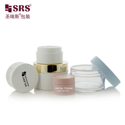 خرید ظرف آرایشی شفاف PET با درب براق برای نگهداری کره بدن، ماسک صورت و کرم دور چشم online manufacture
