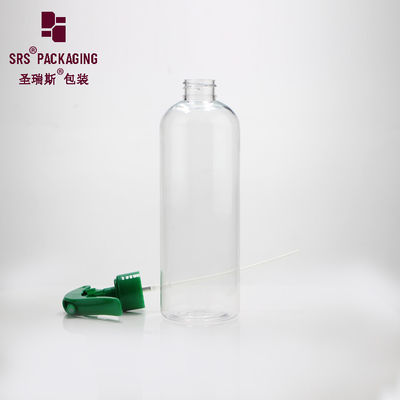 خرید پمپ پیچ سبز شفاف PET 250 میلی لیتر پاک کننده خالی دود اسپری بطری حیوان خانگی online manufacture