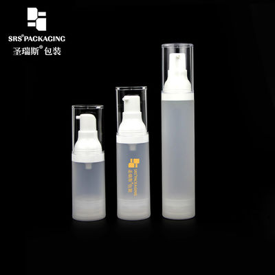 خرید 15ml 30ml 50ml بطری پلاسٹک PP آرایشی خالی پمپ سرم بدون هوا online manufacture