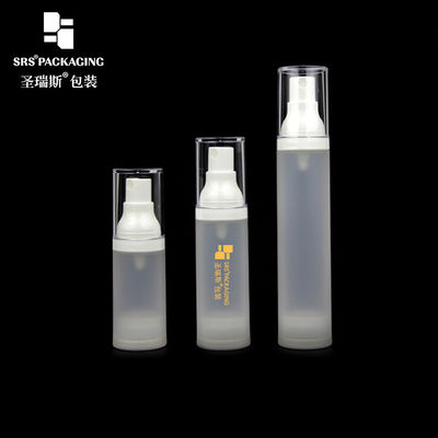 خرید 15ml 30ml 50ml اسپری پلاستیکی الکل خالی بطری های پمپ بدون هوا online manufacture