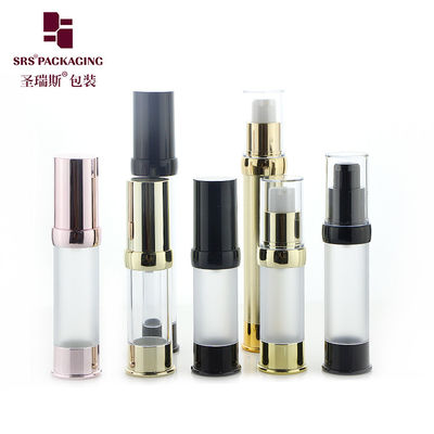 خرید خالی لوکس رنگ طلایی رز سایز سفر بطری پمپ سرم آرایشی بدون هوا 30 میلی لیتر online manufacture