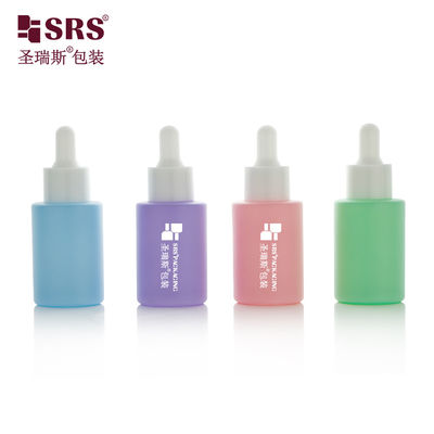 خرید رنگ رنگ یخ زده خلاء مراقبت از پوست سرم بطری قطره ای شیشه ای 30 میلی لیتر online manufacture