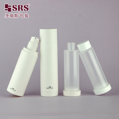 30ml 50ml 100ml PP PCR بازیافتی بطری جایگزین سرم خالی بدون هوا