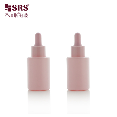 بطری های شیشه ای گرد خوشگل روغن عطر ضروری گلابی بطری قطره 30 میلی لیتر