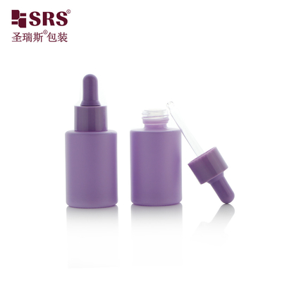 روغن عطر گرد آرایشی بدون نشت رنگ مکرون صاف خوشگل بطری شیشه ای قطره 30 میلی لیتر
