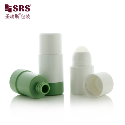 ضد عرق قابل پر کردن دوباره قابل تعویض پلاستیکی 50ML 75ML با رول روی توپ