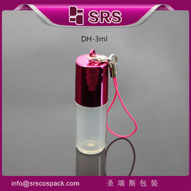 SRS نمونه رایگان 3ml کلاه فلزی با قلاب برای رول پلاستیکی کوچک در بطری جیبی