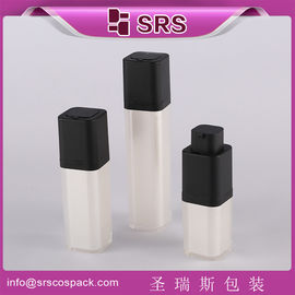 SRS 2015 سبک جدید عمده فروشی 15ml 30ml 50ml مربع آکریلیک پمپ بدون هوا بطری خالی