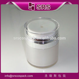 بسته بندی Shengruisi A100-15ml،30ml،50ml آکریلیک قوطی کرم بدون هوا