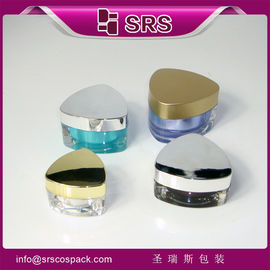 شکل مثلث سبک جدید J080 10ml 15ml 30ml 50ml شیشه پلاستیکی شفاف