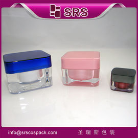 بسته بندی Shengruisi J056-5G 30G 50G بطری کرم آکریلیک مربع