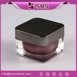 SRS چین لوکس مربع اسکریلیک کرم مراقبت از پوست استفاده و مواد پلاستیکی بدن شیشه آرایشی