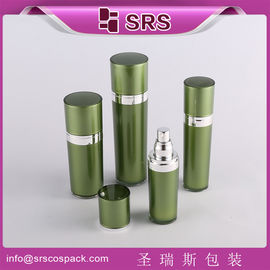 بهترین فروش محصولات SRS 30ml 50ml 80ml 120ml مخروط شکل ظرف لوسیون آکریلیک خالی