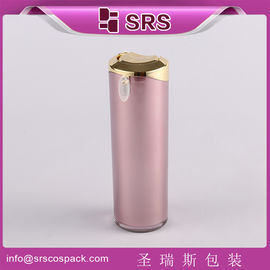 SRS 2015 نمونه های رایگان عمده فروشی پلاستیکی آرایشی گلابی دور بطری لوشن آکریلیک خالی