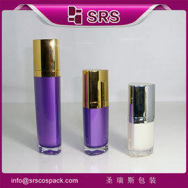 Shengruisi رنگ سفارشی مثلث 15ml 30ml 50ml پلاستیک آکریلیک لوسیون مراقبت از پوست بسته بندی
