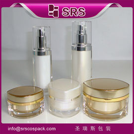 پمپ بطری آکریلیک سفید لوکس L103 30ML 50ML