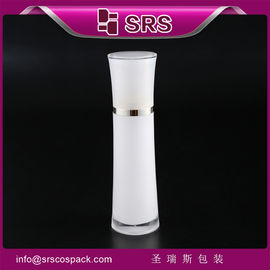 SRS کرم مراقبت از پوست آکریلیک بسته بندی خالی با پمپ بسته بندی پلاستیکی لوکس