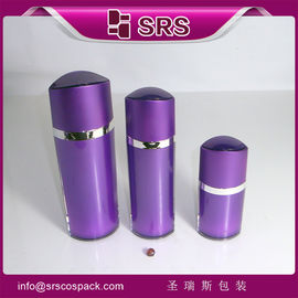 SRS بطری آرایشی لوکس خالی 30 میلی لیتر 60 میلی لیتر 120 میلی لیتر پلاستیکی شکل چشم ظرف اکریلیک سیاه