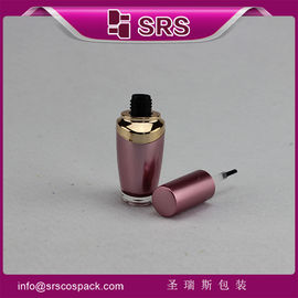 Shengruisi بسته بندی NP-001 پلاستیکی 8ml بطری لاک ناخن با کاپ برس