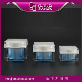 پلاستیک زیبایی J053 30ml 50ml 80ml شیشه مربع آرایشی
