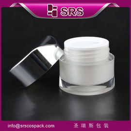 بطری زیبایی سفید شکل ویژه،پوش ماتلیزه شده J093 30g 50g