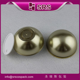 ظرف مراقبت از پوست شکل توپ طلا،J015-50g بطری های آرایشی لوکس