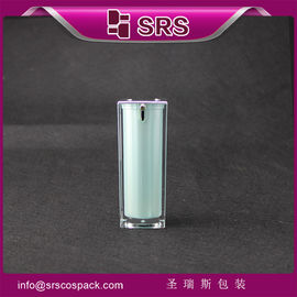 بطری لوشن شکل مربع،A050 بطری پمپ بدون هوا 15ml 30ml 50ml