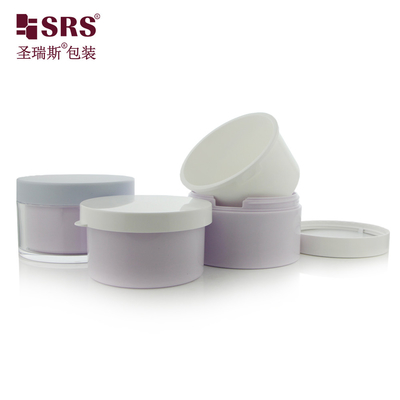 ظروف بسته بندی پلاستیکی کلاسیک منحصر به فرد 50ml 100ml 240ml ظروف خالی برای جار پاک کننده بدن