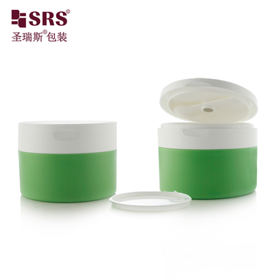 120g 4 OZ پلاستیک PP PCR مواد بازیافت شده کرم مراقبت از پوست بطری های خالی برای جار بدن
