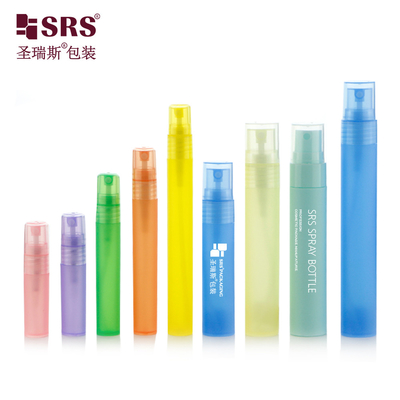 قلم گرد شکل PP PCR مواد بازیافت شده غبار ظریف 10ml بطری اسپری