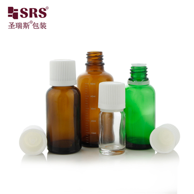 5ml 10ml 15ml 30ml 50ml 100ml 18/415 شیشه ضدعفونی کننده ضد کودک بطری گلوله ای روغن ضروری