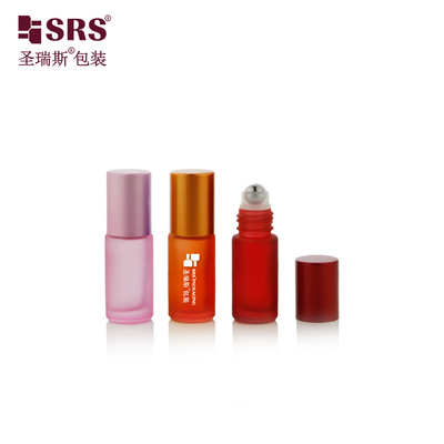 4ml 8ml 10ml پاکت های آرایشی خالی روغن ضروری شیشه رول 5ml رول روی بطری