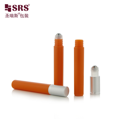 8ml شکل گرد PP تزریق رنگ خالی بسته بندی آرایشی سرم مو بطری ماساژ رول