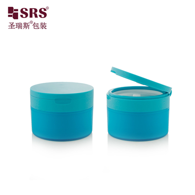 120g 150g خالی PP PCR بازیافت شده تزریقی رنگ سفارشی Flip Cap بدن کره خالی شیشه