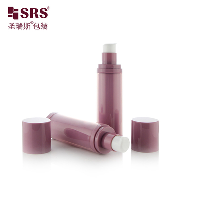 PCR قابل تعویض قابل بازیافت 30ml 50ml 100ml سرم مراقبت از پوست صورت PP بطری بدون هوا