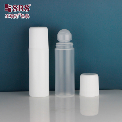 90 میلی لیتر 3 اونس لوکس PP PCR حجم بزرگ ظرفیت سفارشی رنگ ژل خالی ضد عطر رول روی بطری