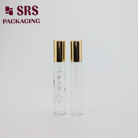 8 میلی لیتر رول شفاف روی بطری شیشه ای روغن عطر خالی