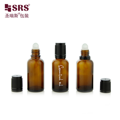 بطری شیشه ای رول آن سفارشی ظرفیت 5ml 10ml 15ml 20ml 30ml 50ml