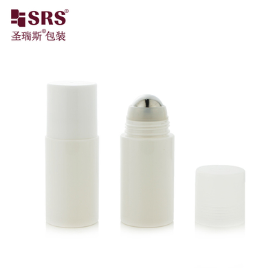 50ml 60ml 90ml خالی PET گلوله رولر زیبا بطری های روغن بدن پلاستیکی