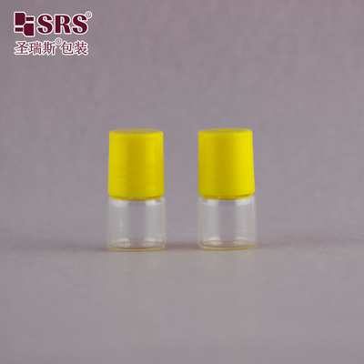 BLP-1ML اندازه نمونه کوچک قابل حمل بطری شیشه ای شفاف خالی بسته بندی رول