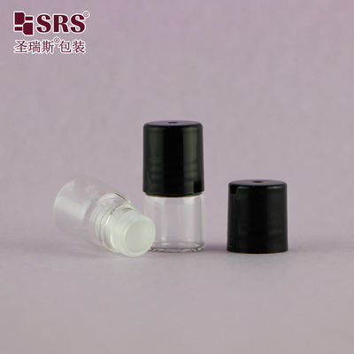 BLP-1ML بدون نشت نمونه عطر رول روی بطری ظرف شیشه ای برای ذخیره سازی شیک