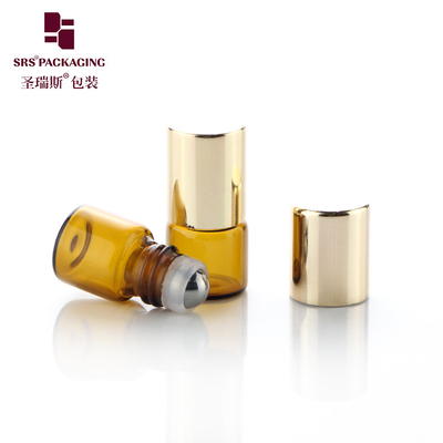 BLP-1ML Glass Roller Applicator Cylindrical Roll-On Bottle برای ذخیره سازی شیک و پایدار