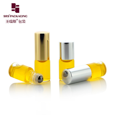 BLP-2ml رول گرد روی کانتینر استیل رول بال برای بسته بندی سفارشی بطری شیشه ای روغن ضروری بدون نشت
