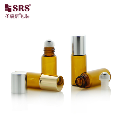BLP-3ML بطری رول آن شیشه ای روغن ضروری برای عطر بدون نشت بسته بندی سفارشی