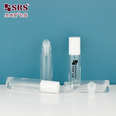 BLPM-10ML شفاف قالب شیشه ای رول روی بطری برای ماساژ روغن ناخن بدون نشت