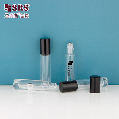GB1-5ML گلوله فلزی با کف ضخیم شیشه ای شفاف برای استفاده از بطری عطر