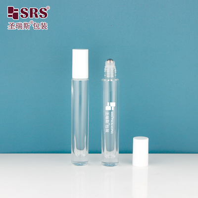 GB1-10ML بطری ضخیم سفارشی با PP PCR پلاستکی کلاه شیشه ای بسته بندی رول آن برای لوازم آرایشی و مراقبت از پوست روغن عطر عطر